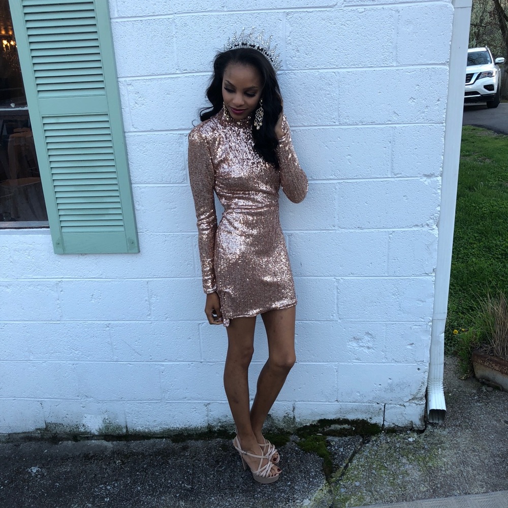L’Atiste by Amy Rose Gold Dress